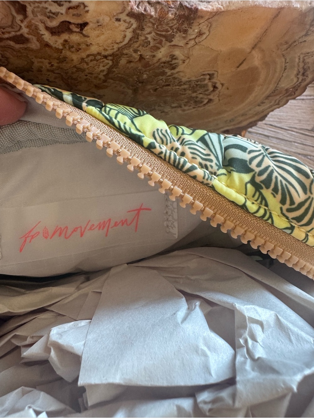 FP Movement Quilted Mini Pouch | Dense Floral - Picture 3 of 7